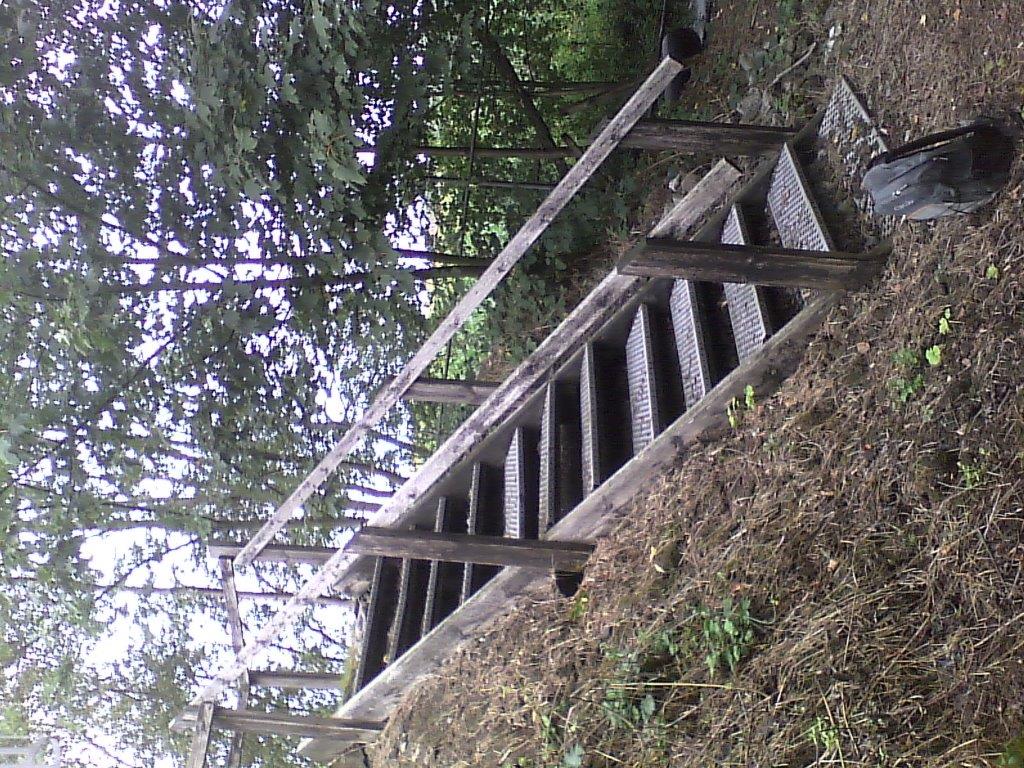 Escalier avant intervention