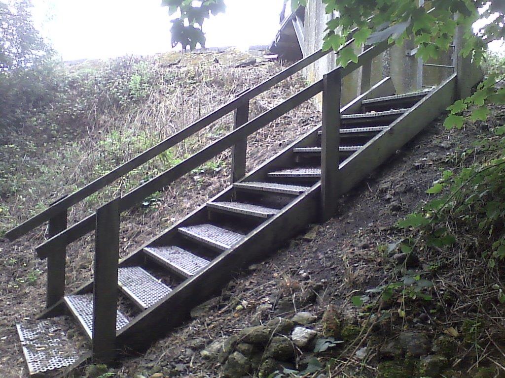 Escalier avant intervention