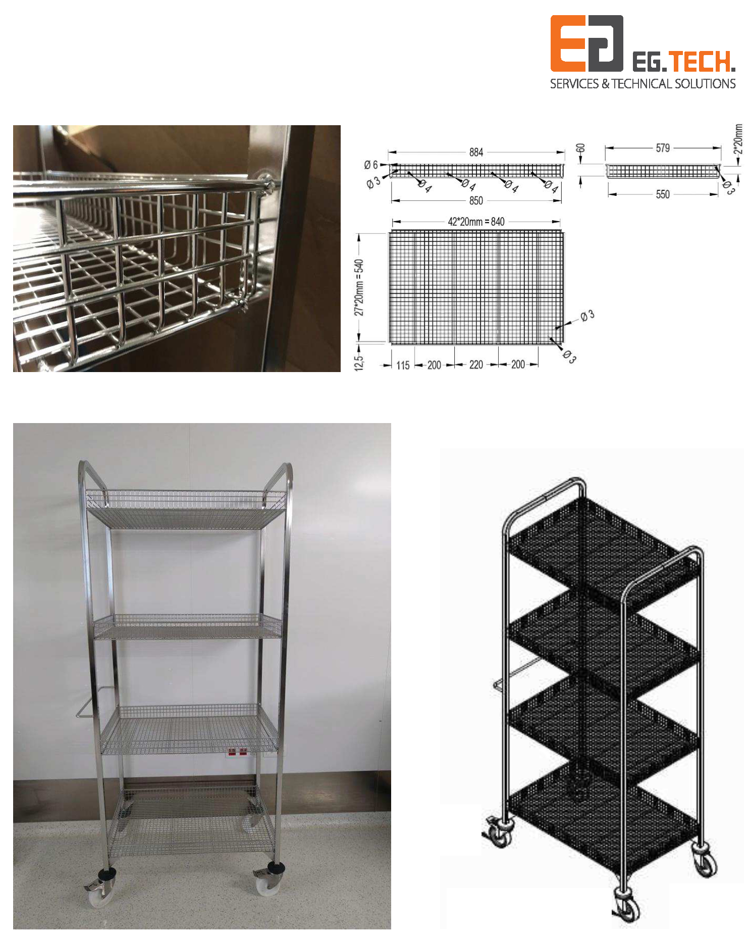 Exemple d'étagère sur mesure